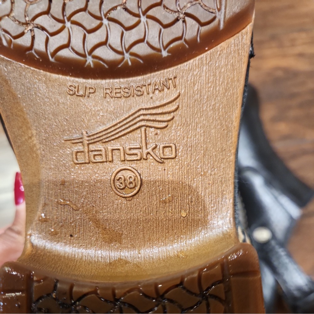 Women's Dansko Millie Mule Leather Size 38 - Picture 10 of 12